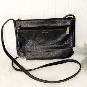 Fossil Crossbody|Black Fossil Purse| Black purse